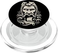 Odin Valhalla Odin Bateau Viking Corbeaux et Loups PopSockets PopGrip pour MagSafe