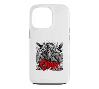 Odin Viking, Dieu Nordique, Corbeaux, Loups, Valhalla Coque pour iPhone 13 Pro