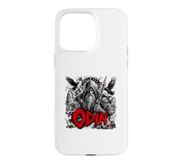 Odin Viking, Dieu Nordique, Corbeaux, Loups, Valhalla Coque pour iPhone 15 Pro Max