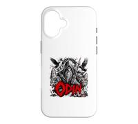 Odin Viking, Dieu Nordique, Corbeaux, Loups, Valhalla Coque pour iPhone 16