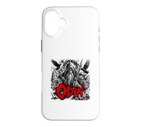 Odin Viking, Dieu Nordique, Corbeaux, Loups, Valhalla Coque pour iPhone 16 Plus
