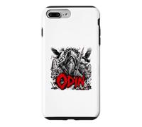 Odin Viking, Dieu Nordique, Corbeaux, Loups, Valhalla Coque pour iPhone 7 Plus/8 Plus