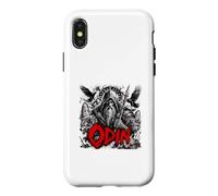 Odin Viking, Dieu Nordique, Corbeaux, Loups, Valhalla Coque pour iPhone X/XS