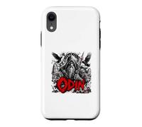 Odin Viking, Dieu Nordique, Corbeaux, Loups, Valhalla Coque pour iPhone XR
