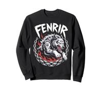 Odin's Fenrir Mythologie Nordique Loup Viking Celtique Sweatshirt