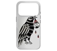 Odins Raven Huggin Munnin Blackwork Mythologie Viking Nordique Coque pour iPhone 17 Pro