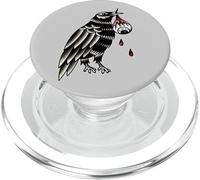 Odins Raven Huggin Munnin Blackwork Mythologie Viking Nordique PopSockets PopGrip pour MagSafe