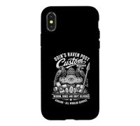 Odins Raven Post Messages personnalisés Wisdom Runes Coque pour iPhone X/XS