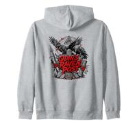 Odins Raven Post Viking Mythologie Norse Ravens Sweat à Capuche