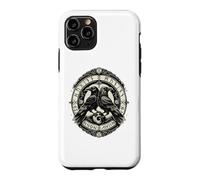 Odin's Ravens Huginn & Muninn Mythologie Nordique Raven Viking Coque pour iPhone 11 Pro