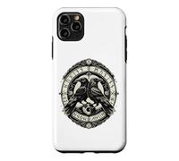 Odin's Ravens Huginn & Muninn Mythologie Nordique Raven Viking Coque pour iPhone 11 Pro Max