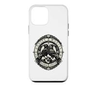 Odin's Ravens Huginn & Muninn Mythologie Nordique Raven Viking Coque pour iPhone 12 Mini