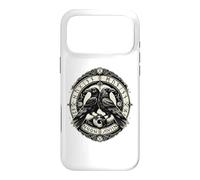 Odin's Ravens Huginn & Muninn Mythologie Nordique Raven Viking Coque pour iPhone 17 Pro Max