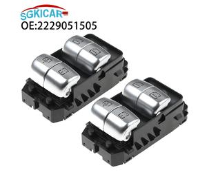 ODiO 2229051505 2229052104 bouton de commutation de commande de fenêtre électrique pour mercedes-benz AMG E43 W213 W222 E180 S400 S450 Brown