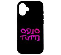 Odio Tutti, dal Primo all'ultimo. Divertente Graffiti vGP Coque pour iPhone 16