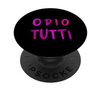 Odio Tutti, dal Primo all'ultimo. Divertente Sarcasmo vZC_P PopSockets PopGrip Adhésif