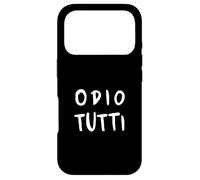Odio Tutti, dal Primo all'ultimo. Divertente Sarcasmo vZC_W Coque pour iPhone 17 Pro