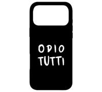 Odio Tutti, dal Primo all'ultimo. Divertente Sarcasmo vZC_W Coque pour iPhone 17 Pro Max
