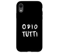 Odio Tutti, dal Primo all'ultimo. Divertente Sarcasmo vZC_W Coque pour iPhone XR