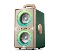 ODIOMX Enceinte Bluetooth Portable, 240 W (Peak) Party Speaker, Son Puissant,Super Bass, 20 h, Stéréo TWS, Idéale pour Party, Camping, Plage, Maison et activités de Plein air (Green)