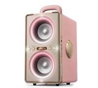 ODIOMX Enceinte Bluetooth Portable, 240 W (Peak) Party Speaker, Son Puissant,Super Bass, 20 h, Stéréo TWS, Idéale pour Party, Camping, Plage, Maison et activités de Plein air (Pink)