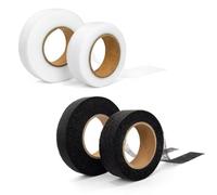 oditton Lot de 4 rouleaux de ruban adhésif à repasser - Pas de couture nécessaire - 2 cm - Parfait pour les travaux manuels et les projets de bricolage