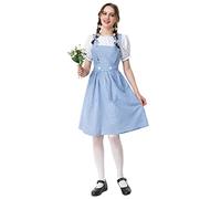 Odizli Dorothy Kost M Déguisement de princesse pour femme Le Magicien d'Oz pour Halloween, Noël, carnaval, cosplay, Carnaval, Costume de carnaval, Me Dorothy Femme Taille M