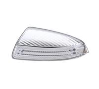 ODKBFG Clignotant Cache Clignotant Rétroviseur Porte Voiture, Lampes pour Benz Classe ML W164 ML300 ML500 ML550 Classe C W204 Gauche/Droite(La Gauche)