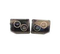 ODKBFG Phare Avant Paire Phares LED Angel Eye Modifiés Pour Mitsubishi Pour Pajero V31 V32 V33 V36 V46W 1992-1996 Éclairage Loin Et Près Feux Avants(Le noir)