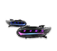 ODKBFG Phare Avant Phares Voiture Pour Accord RGB 2018 2019 2020 2021-2022 Phares LED Projecteur Feux Jour Feux Avants(White Demon Eye)
