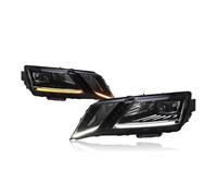 ODKBFG Phare Avant Phares Voiture Pour Skoda Pour Octavia 2018 2019 2020-2021 Phares LED Clignotants DRL Accessoires Voiture Feux Route Et Croisement Feux Avants