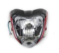 ODKBFG Phare Moto Phares Phare Avant Moto Avec Carénage Pour FZ16 Pour FZ 16 Pour FZER150 Pour FZER 150(Rouge)