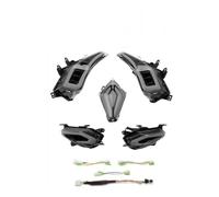 ODKBFG Phare Moto Phares Pour T-max 530 2012 2013 2014 2015 2016 Pour Tmax530 Feux Signalisation À LED Clignotants Avant Arrière Feu Stop Indicateurs(Smoke)