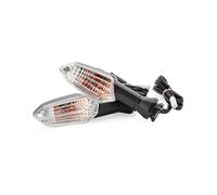 ODKBFG Phare Moto Phares Pour Versys 650 1000 Pour Z250 Pour Z300 Pour Z800 Pour Z1000 Pour ER6N Clignotants LED Halogènes Lampe Témoin Lentille Clignotant(Halogen Light Clear)