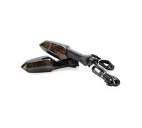 ODKBFG Phare Moto Phares Pour Versys 650 1000 Pour Z250 Pour Z300 Pour Z800 Pour Z1000 Pour ER6N Clignotants LED Halogènes Lampe Témoin Lentille Clignotant(Halogen Light Smoke)