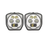 ODKBFG Phare Moto Phares Pour Wolverine Pour X2 Pour X4 Pour YXZ1000R Pour Grizzly 700 2016-2025 Phare Avant LED Hi/Lo 2UD-84300-00-00(2Piece)