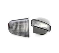 ODKBFG Phare Moto Phares Pour ZZR 1100 C Pour ZX 11 Pour NINJA 1990 1991 1992 Clignotants Lentille Indicateur LED Clignotant Avant Arrière Feux Couvercle(Rear Smoke)