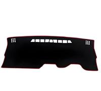 ODKBFG Tapis De Tableau De Bord Voiture, Compatible avec pour MG 4 pour EV Electric 2022 2023 2024 2025 pour Mulan Tapis Antidérapant Tableau Bord Voiture(RHD Red)