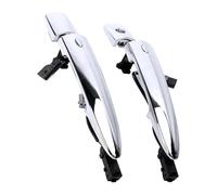 ODKISXS Poignées de porte extérieures de voiture Pour Leaf Pour Maxima Pour Murano Pour Sentra Poignée De Porte Extérieure Couverture Voiture Avant Poignées Chromées Argent 826469N00A 806469N00A