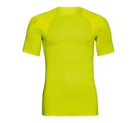 Odlo Active Spine T-Shirt Short Sleeve Crew Neck Homme Jaune - T-shirts de running hommes XL