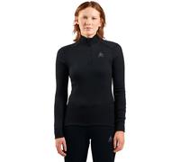 Odlo – Première couche technique BL Top col roulé 1/2 zip Active Warm Eco – Femme Noir L