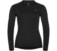 ODLO Active Warm Eco Bl Top Crew Neck L/s W - Femme - Noir - taille XS- modèle 2026