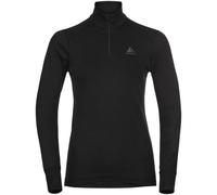 ODLO Active Warm Eco Bl Top Turtle Neck L/s Half Zip W - Femme - Noir - taille L- modèle 2027