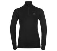 Odlo – Première couche technique BL Top col roulé 1/2 zip Active Warm Eco – Femme Noir L