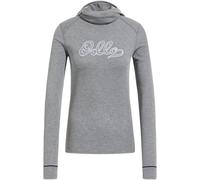 Odlo Active Warm Originals_159551 T-Shirt, Gris Acier chiné, s Fille