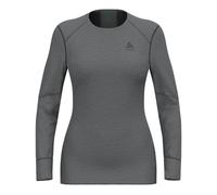 Odlo - Première couche technique - BL Top Crew Neck LS Active X-Warm W Odlo Steel Grey Melange pour Femme - Taille M - Gris Gris M