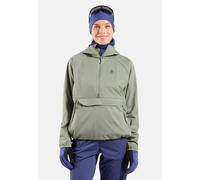 Odlo Anorak de ski de fond coupe-vent Zeroweight Pro Warm pour femme, XL, vert