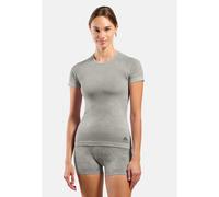 Odlo Base layer à manches courtes et motif effet pluie Performance Light pour femme, L, beige