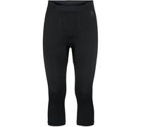 Odlo Base Layer Bottom 3/4 Performance Warm Eco Homme Noir - Corsaires et 3/4 de running hommes S