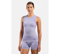 Odlo Base layer sans manches à motif effet pluie Performance Light pour femme, XS, violet